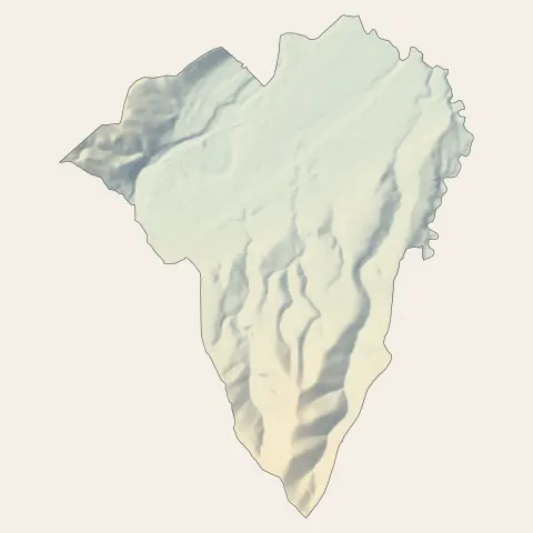 Prades : relief