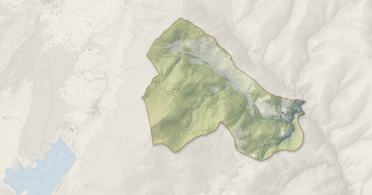 Portrait cartographique de Railleu : relief, eau, forêts, bâti et voies, calculés à partir des données de l'IGN