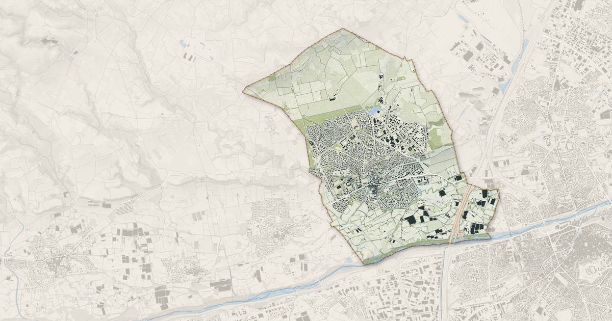 Portrait cartographique de Saint-Estève : relief, eau, forêts, bâti et voies, calculés à partir des données de l'IGN