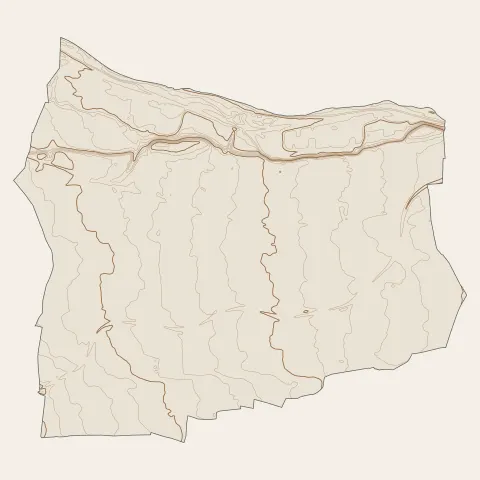 Saint-Féliu-d'Avall : courbes de niveau
