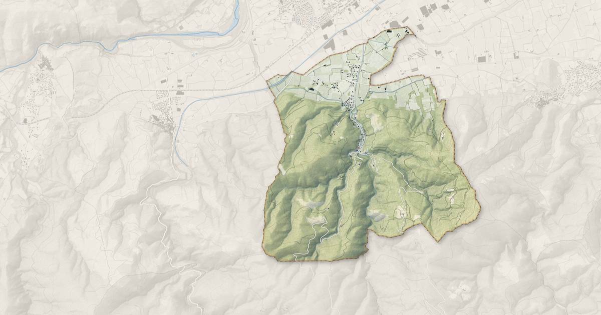 Portrait cartographique de Saint-Michel-de-Llotes : relief, eau, forêts, bâti et voies, calculés à partir des données de l'IGN