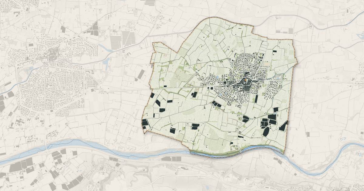 Portrait cartographique de Villelongue-de-la-Salanque : relief, eau, forêts, bâti et voies, calculés à partir des données de l'IGN