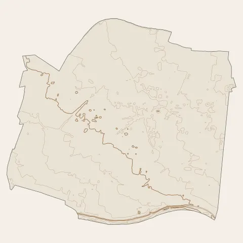 Villelongue-de-la-Salanque : courbes de niveau
