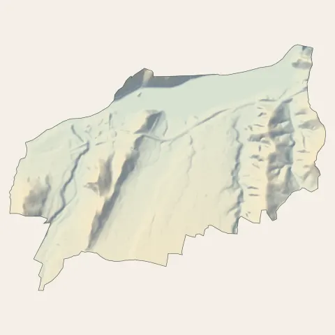 Vinça : relief