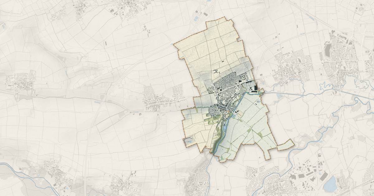 Portrait cartographique de Achenheim : relief, eau, forêts, bâti et voies, calculés à partir des données de l'IGN
