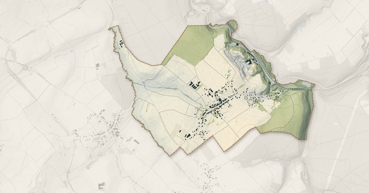 Portrait cartographique de Adamswiller : relief, eau, forêts, bâti et voies, calculés à partir des données de l'IGN
