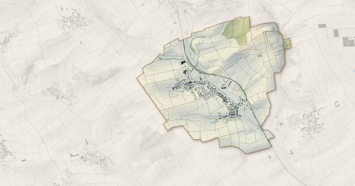 Portrait cartographique de Alteckendorf : relief, eau, forêts, bâti et voies, calculés à partir des données de l'IGN