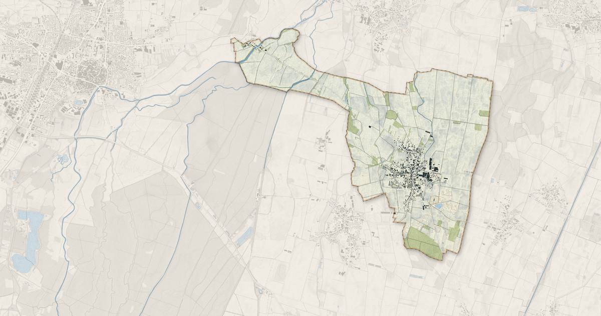 Portrait cartographique de Baldenheim : relief, eau, forêts, bâti et voies, calculés à partir des données de l'IGN