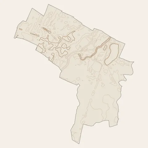 Benfeld : courbes de niveau