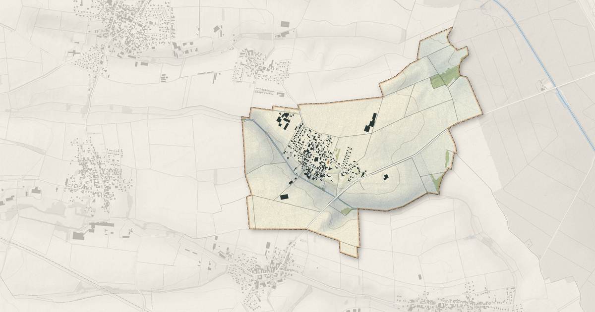 Portrait cartographique de Bilwisheim : relief, eau, forêts, bâti et voies, calculés à partir des données de l'IGN