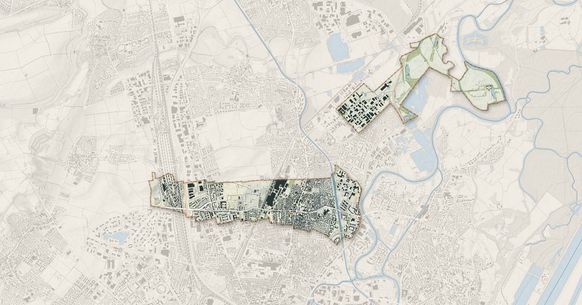 Portrait cartographique de Bischheim : relief, eau, forêts, bâti et voies, calculés à partir des données de l'IGN