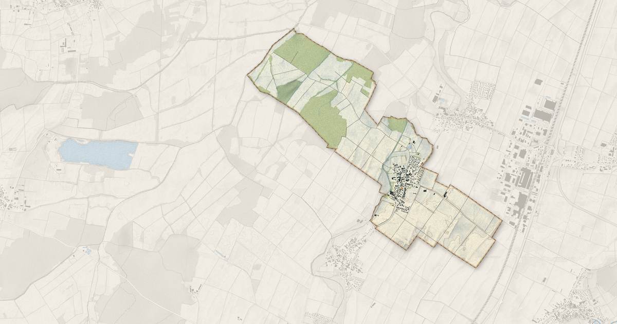 Portrait cartographique de Bolsenheim : relief, eau, forêts, bâti et voies, calculés à partir des données de l'IGN