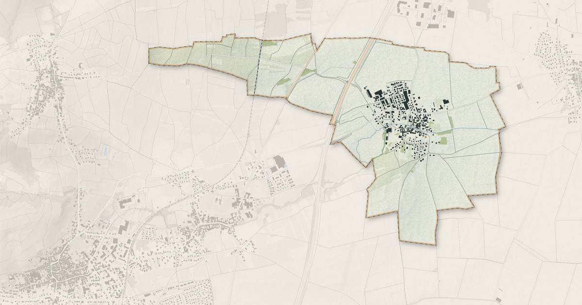 Portrait cartographique de Bourgheim : relief, eau, forêts, bâti et voies, calculés à partir des données de l'IGN