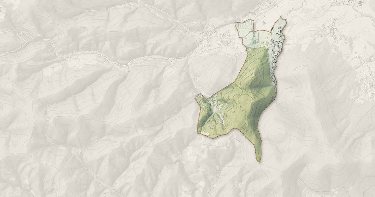 Portrait cartographique de Breitenau : relief, eau, forêts, bâti et voies, calculés à partir des données de l'IGN