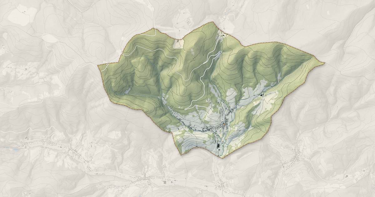 Portrait cartographique de Breitenbach : relief, eau, forêts, bâti et voies, calculés à partir des données de l'IGN