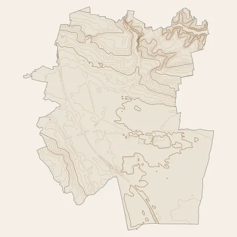 Brumath : courbes de niveau
