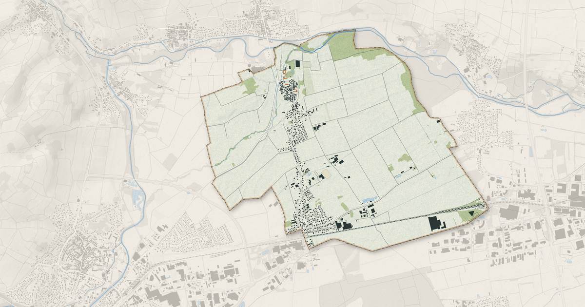 Portrait cartographique de Dachstein : relief, eau, forêts, bâti et voies, calculés à partir des données de l'IGN