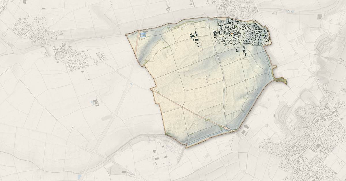 Portrait cartographique de Dingsheim : relief, eau, forêts, bâti et voies, calculés à partir des données de l'IGN