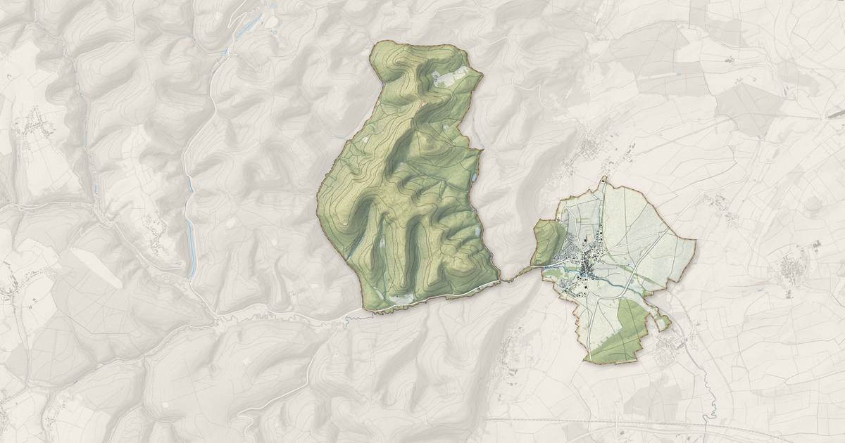 Portrait cartographique de Dossenheim-sur-Zinsel : relief, eau, forêts, bâti et voies, calculés à partir des données de l'IGN