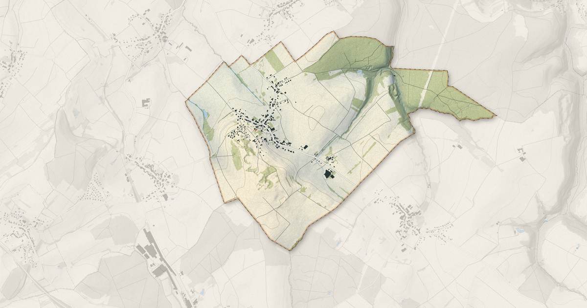 Portrait cartographique de Durstel : relief, eau, forêts, bâti et voies, calculés à partir des données de l'IGN