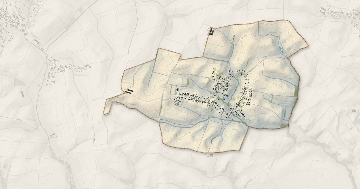 Portrait cartographique de Eberbach-Seltz : relief, eau, forêts, bâti et voies, calculés à partir des données de l'IGN
