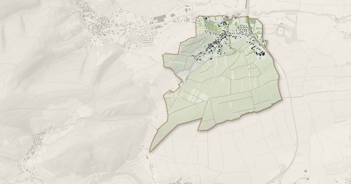 Portrait cartographique de Eichhoffen : relief, eau, forêts, bâti et voies, calculés à partir des données de l'IGN