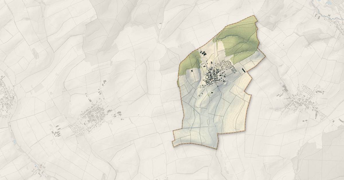 Portrait cartographique de Engwiller : relief, eau, forêts, bâti et voies, calculés à partir des données de l'IGN