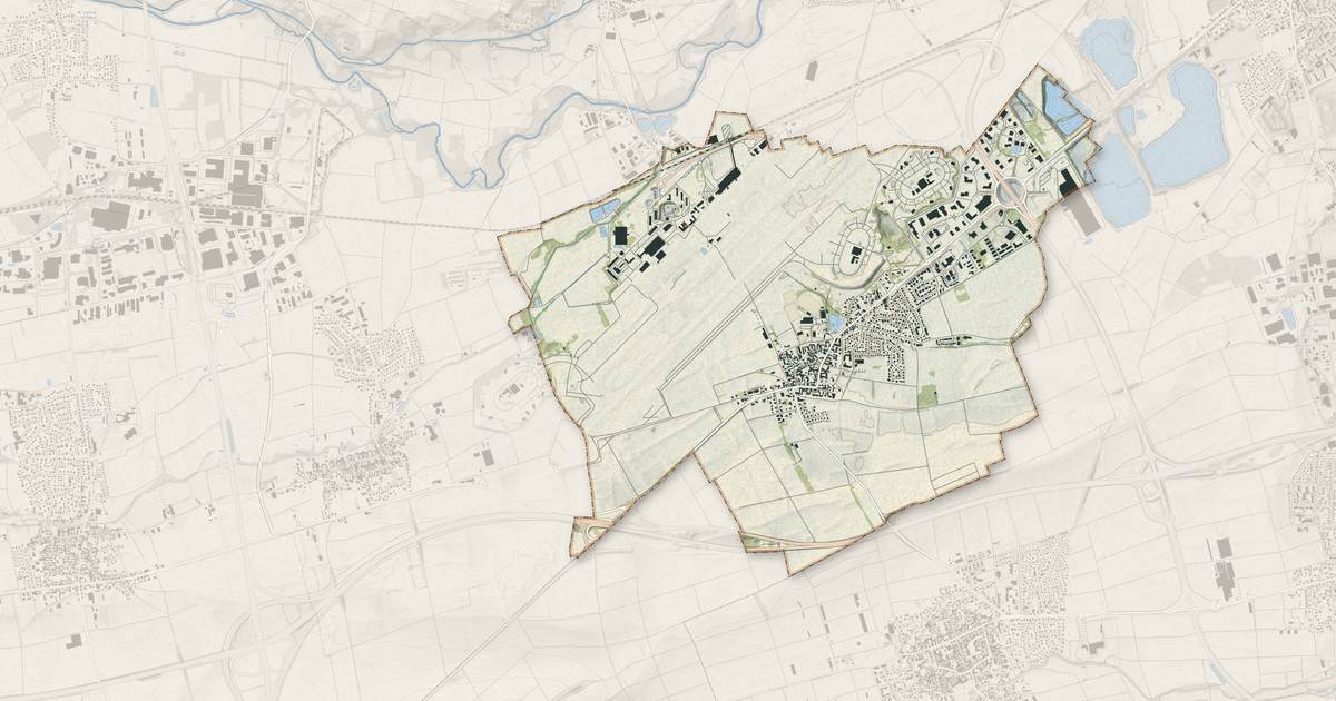 Portrait cartographique de Entzheim : relief, eau, forêts, bâti et voies, calculés à partir des données de l'IGN