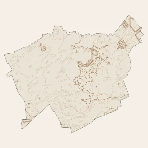 Entzheim : courbes de niveau