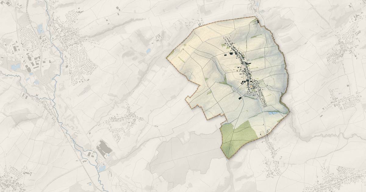 Portrait cartographique de Forstheim : relief, eau, forêts, bâti et voies, calculés à partir des données de l'IGN