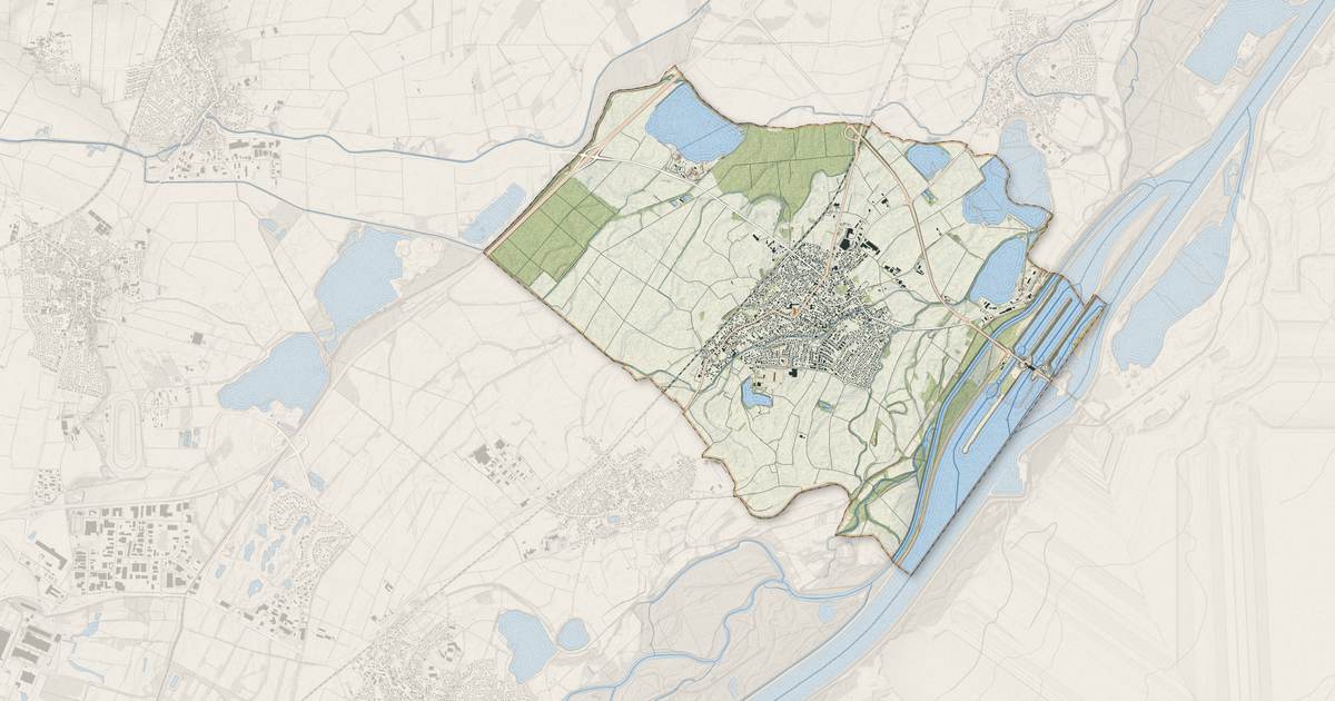 Portrait cartographique de Gambsheim : relief, eau, forêts, bâti et voies, calculés à partir des données de l'IGN