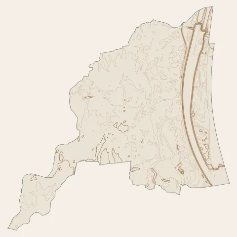 Gerstheim : courbes de niveau