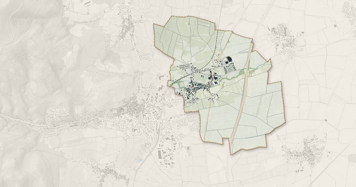 Portrait cartographique de Gertwiller : relief, eau, forêts, bâti et voies, calculés à partir des données de l'IGN