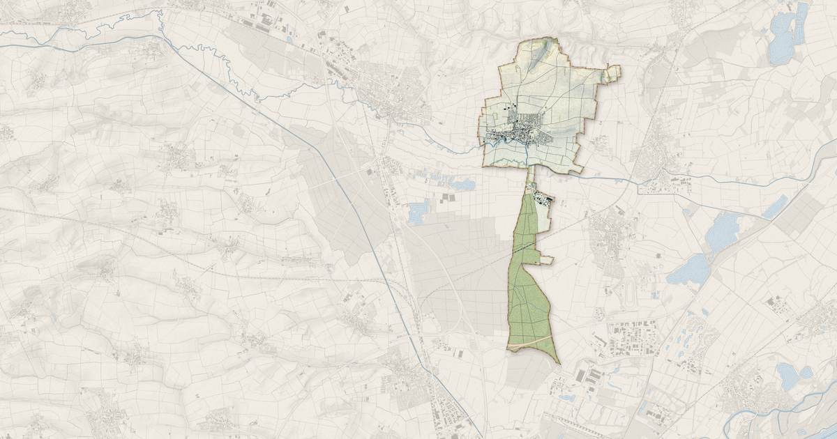 Portrait cartographique de Geudertheim : relief, eau, forêts, bâti et voies, calculés à partir des données de l'IGN