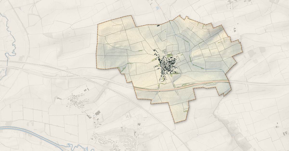 Portrait cartographique de Gottesheim : relief, eau, forêts, bâti et voies, calculés à partir des données de l'IGN