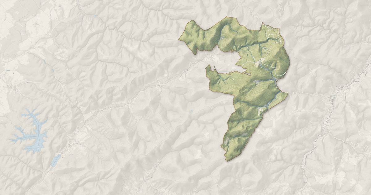 Portrait cartographique de Grandfontaine : relief, eau, forêts, bâti et voies, calculés à partir des données de l'IGN