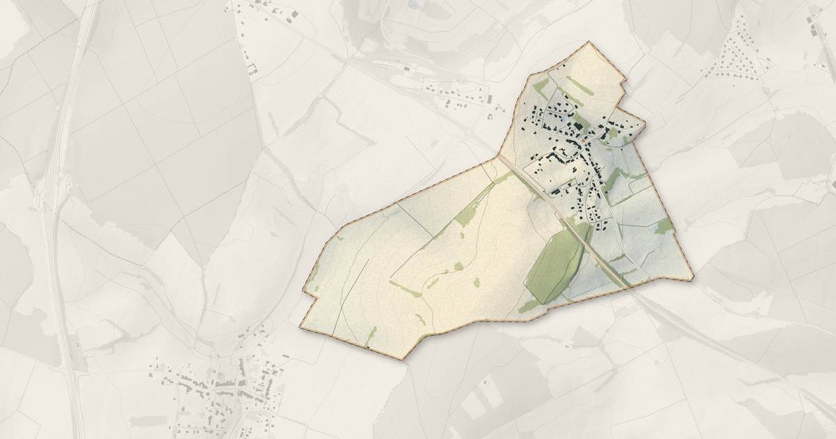 Portrait cartographique de Gungwiller : relief, eau, forêts, bâti et voies, calculés à partir des données de l'IGN