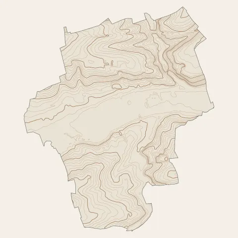 Hochfelden : courbes de niveau