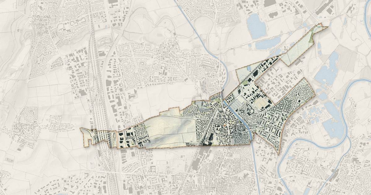 Portrait cartographique de Hœnheim : relief, eau, forêts, bâti et voies, calculés à partir des données de l'IGN