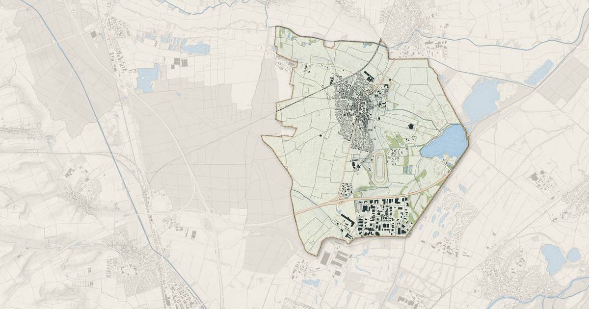Portrait cartographique de Hœrdt : relief, eau, forêts, bâti et voies, calculés à partir des données de l'IGN