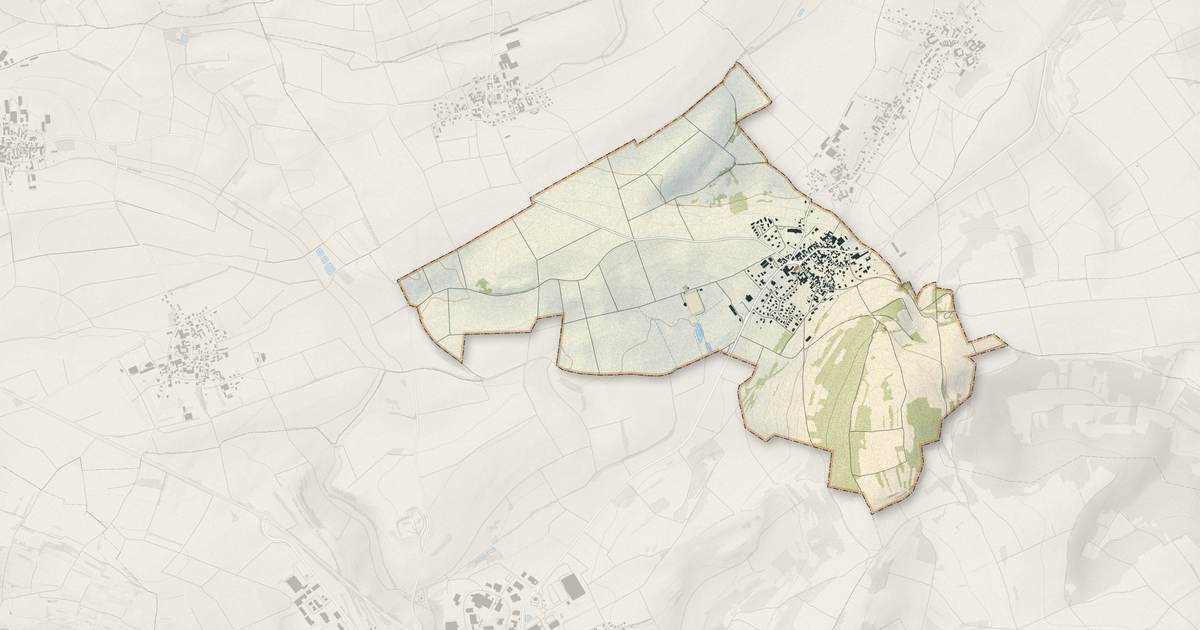 Portrait cartographique de Hohengœft : relief, eau, forêts, bâti et voies, calculés à partir des données de l'IGN
