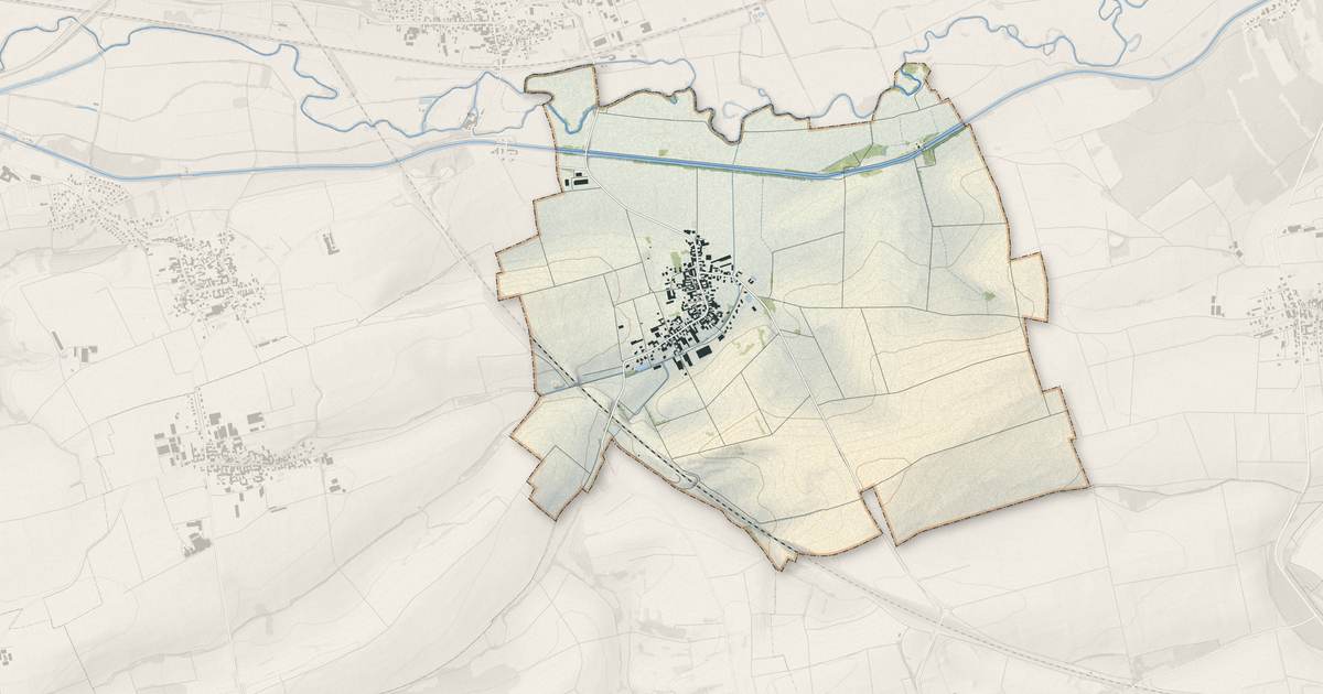 Portrait cartographique de Ingenheim : relief, eau, forêts, bâti et voies, calculés à partir des données de l'IGN