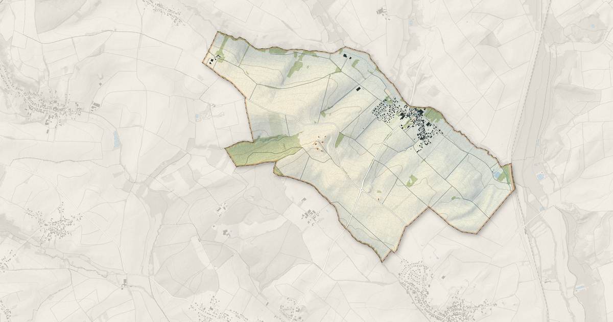 Portrait cartographique de Ingolsheim : relief, eau, forêts, bâti et voies, calculés à partir des données de l'IGN