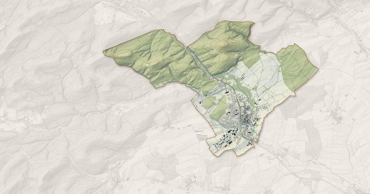 Portrait cartographique de Ingwiller : relief, eau, forêts, bâti et voies, calculés à partir des données de l'IGN
