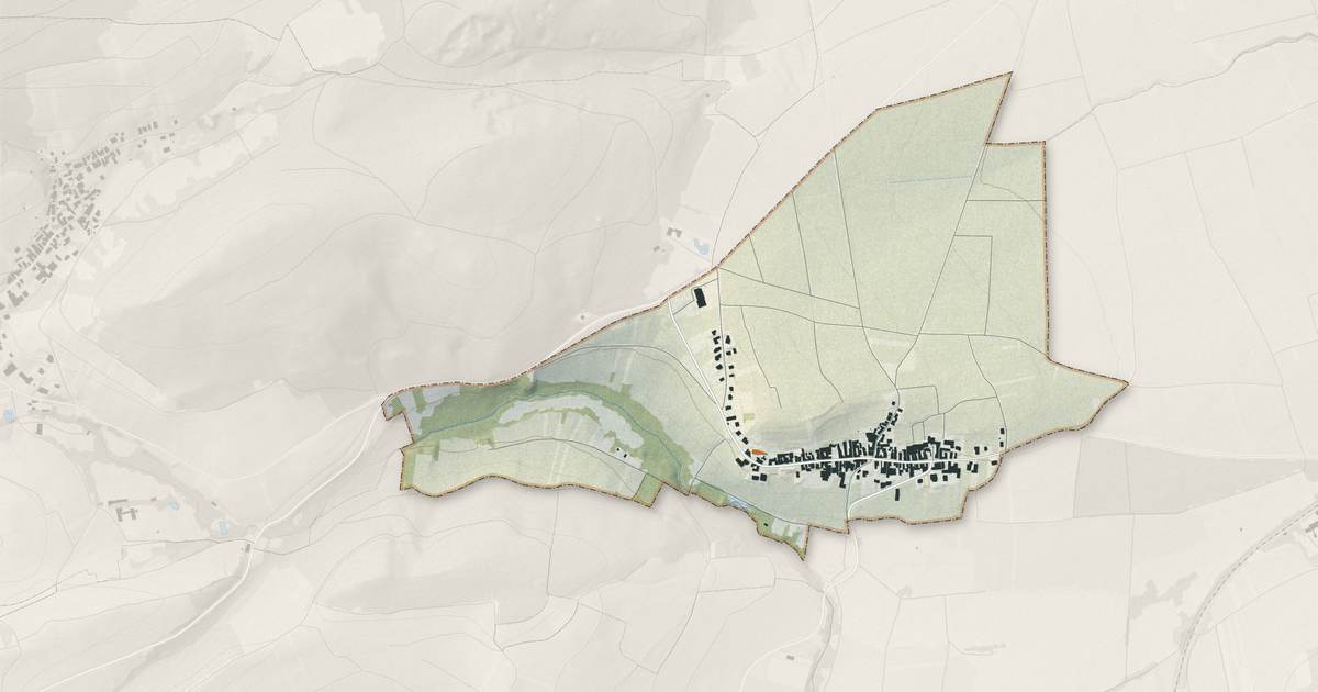 Portrait cartographique de Itterswiller : relief, eau, forêts, bâti et voies, calculés à partir des données de l'IGN