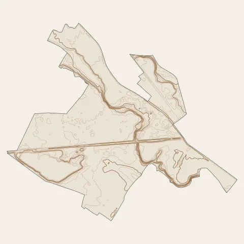 Kaltenhouse : courbes de niveau