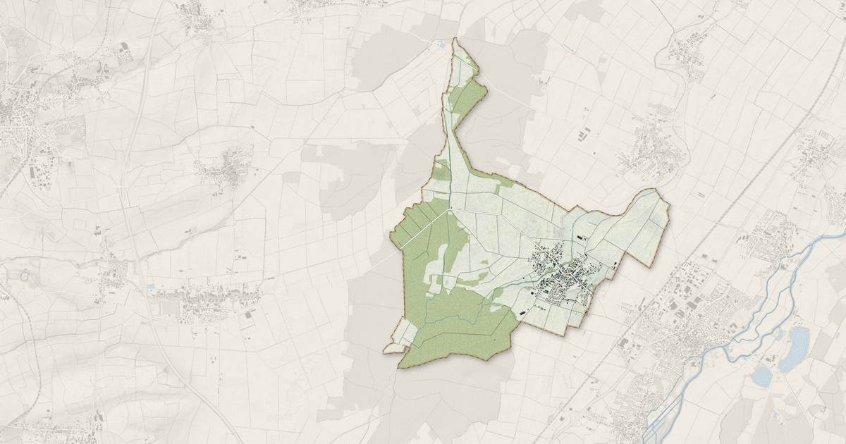 Portrait cartographique de Kertzfeld : relief, eau, forêts, bâti et voies, calculés à partir des données de l'IGN
