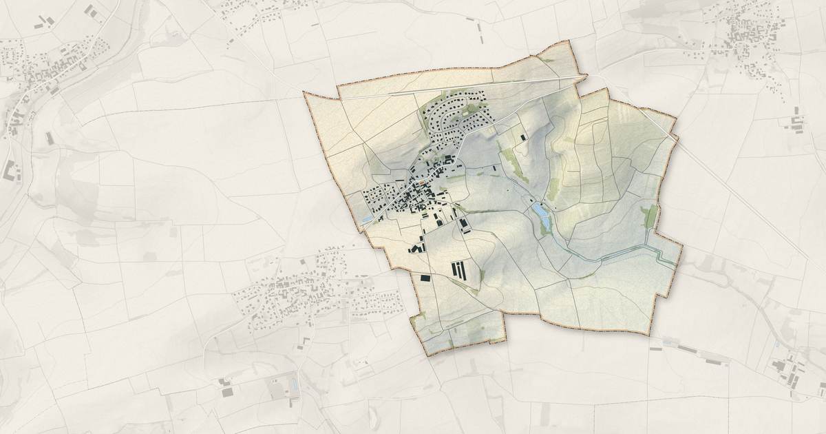 Portrait cartographique de Kienheim : relief, eau, forêts, bâti et voies, calculés à partir des données de l'IGN