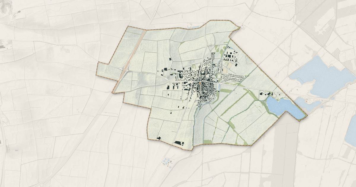 Portrait cartographique de Krautergersheim : relief, eau, forêts, bâti et voies, calculés à partir des données de l'IGN