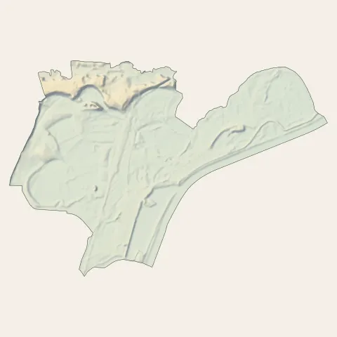 Lauterbourg : relief